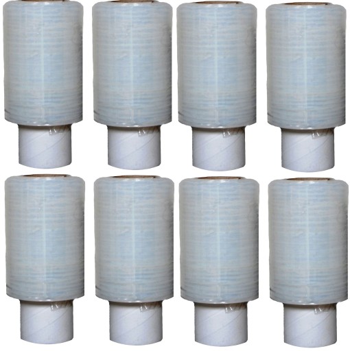 FOLIA STRETCH MINI RAP 10CM Transparent 8x0,25kg strecz mocna bezbarwna 2kg