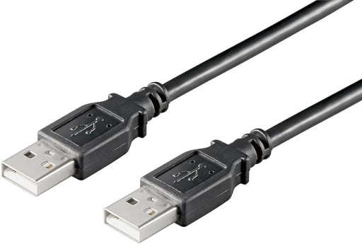 Kabel USB 2.0 typu A/męski na A/męski 28 AWG Ewent 1,8m