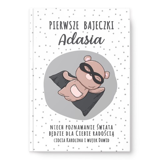 KSIĄŻKA bajki prezent dla dziecka Miś Superbohater