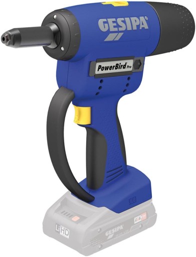 GESIPA Akumulatorowa nitownica do nitów PowerBird Pro Gold Edition