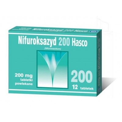 HASCO NIFUROKSAZYD 200 - 12 tabletek