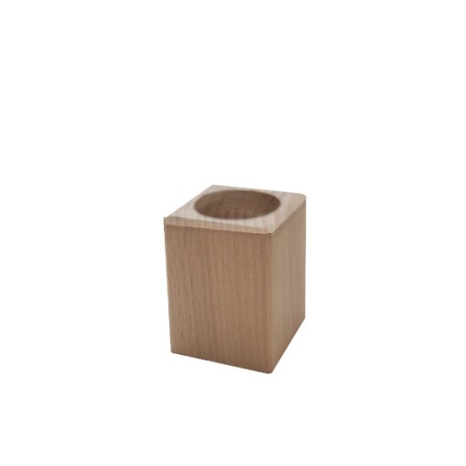Świecznik pojedynczy 6cm PROSTOKĄT decoupage