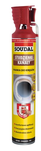 SOUDAL piana wężykowa do kręgów kanałów 750ml