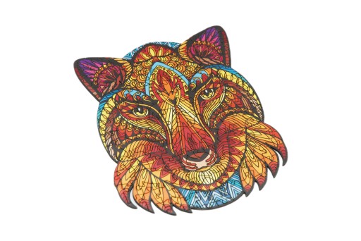Puzzle Drewniane Premium EKO Układanka LIS A4