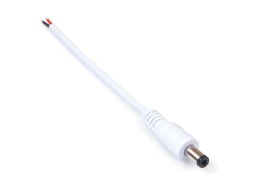 ZŁĄCZKA DO TAŚM LED CN-22B WTYCZKA 2.1/5.5MM PRZEWÓD 15 CM