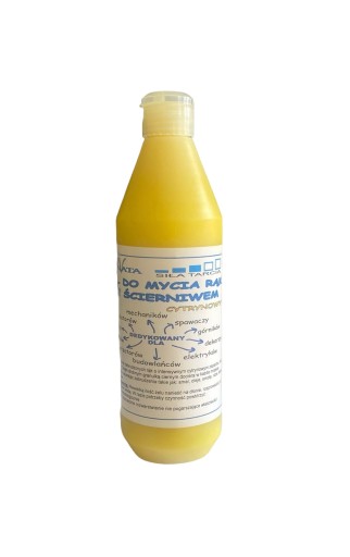 Żel BHP do mycia SILNIE zabrudzonych rąk 500ml ze ścierniwem