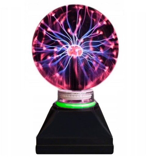 MAGICZNA KULA LAMPA PLAZMOWA SZKLANA LAMPKA EDUKACYJNA PREZENT AŻ 32CM