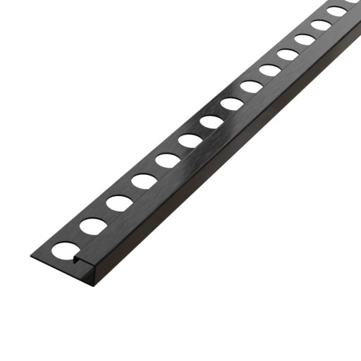 Listwa kwadratowa dekoracyjna czarny mat 10,5 mm