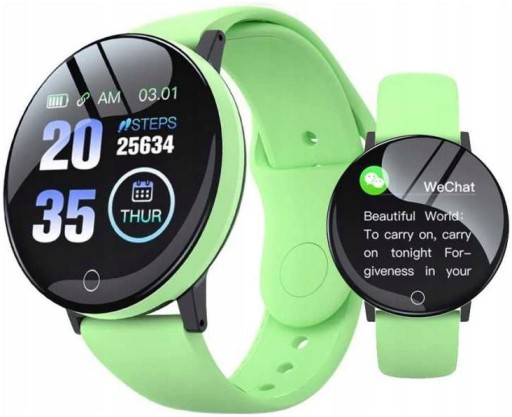 SMARTWATCH zegarek SMARTBAND Puls Krokomierz PL +