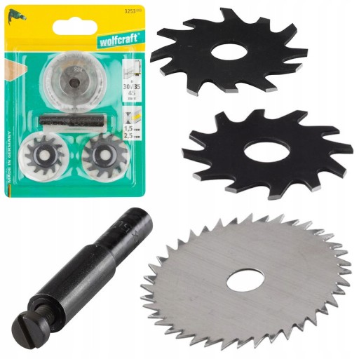 ZESTAW FREZARSKI DO WIERTARKI WOLFCRAFT 3253000