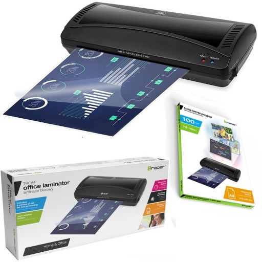 LAMINATOR A4 LAMINARKA + GRATIS 100 Folii A4