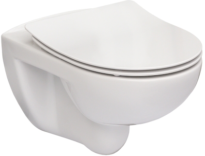 ROCA VICTORIA MISKA WC RIMLESS DESKA SLIM WO/OP