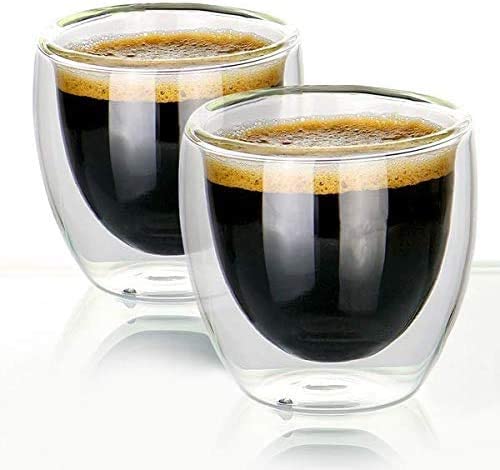 Szklanki termiczne do kawy espresso 80ml 2 sztuki