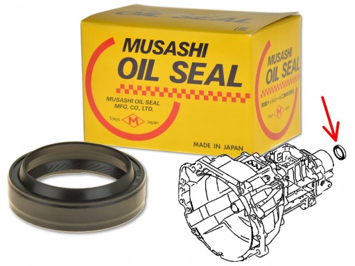 USZCZELNIACZ SKRZYNI NA WAŁ 32x42x10x12.5 MUSASHI