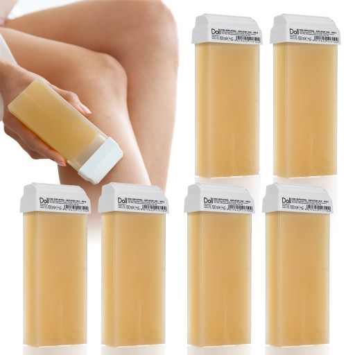 DOLL Xanitalia Depilacja wosk do depilacji w rolce 5+1 MIELE 100ml