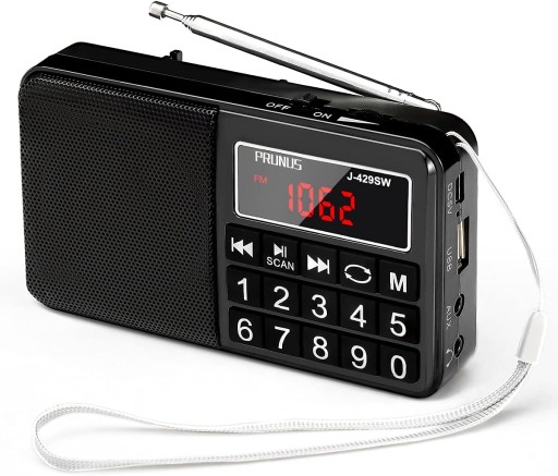 RADIO PRZENOŚNE PRONUS J-429SW KIESZONKOWY RADIOODTWARZACZ AM FM AUX MP3