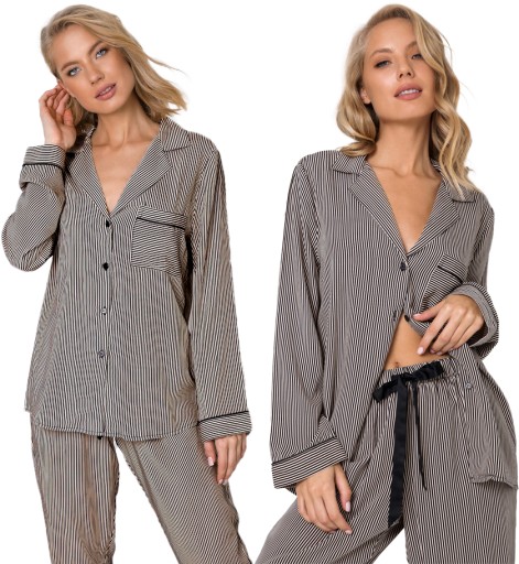 DŁUGA ROZPINANA PIŻAMA ARUELLE BELLATRIX LONG XXL