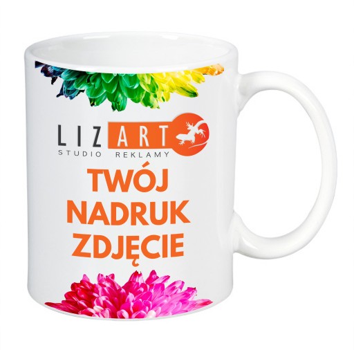Kubek z Nadrukiem, Grafiką, Zdjęciem, Logo Prezent