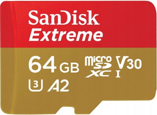 SanDisk Extreme karta 64GB micro SDXC 160MB/s