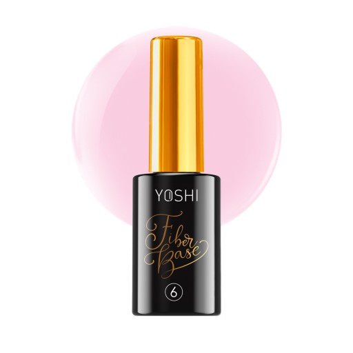 YOSHI Baza hybrydowa do paznokci z włóknem FIBER BASE No6 10ml