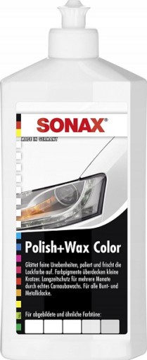 SONAX WOSK KOLORYZUJĄCY DO LAKIERU BIAŁY 250ML