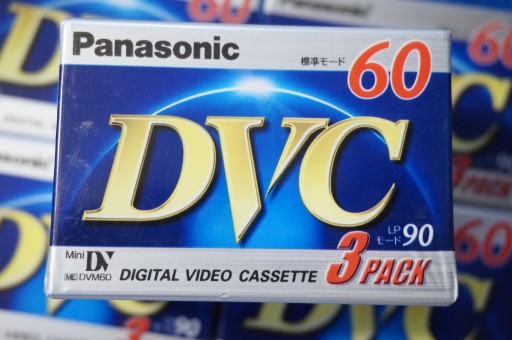 3x KASETA PANASONIC DVM60 Mini DV AY-DVM60 60 / 90 min 3-PACK