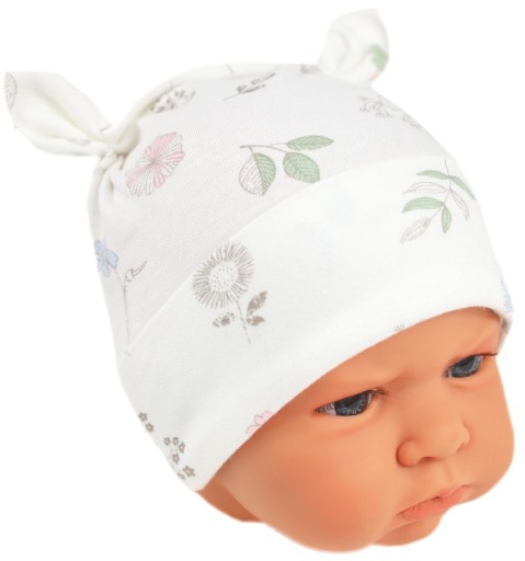 CZAPKA NIEMOWLĘCA NIEWIĄZANA 38-40cm GARDEN /15/