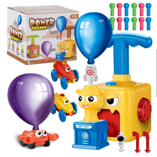 Power Balloon AUTA Z NAPĘDEM pompka balony pojazdy