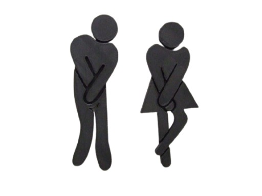 Humor Wc Toaleta Symbole Znaczniki Pan Pani Czarny