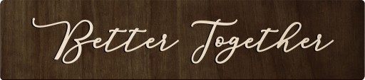 TABLICA SAMOCHODOWA BETTER TOGETHER NATURALNA