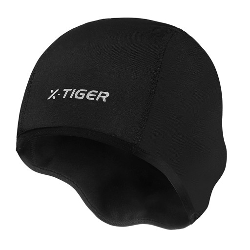 CZAPKA ROWEROWA ZIMOWA X-TIGER CIEPŁA TERMOAKTYWNA WINDSTOPER POD KASK PRO