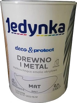 JEDYNKA DECO&PROTECT EMALIA AKRYLOWA MAT 5L