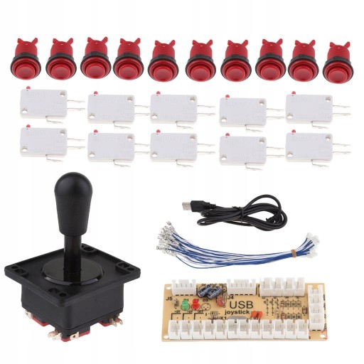 Zero Delay Arcade USB Encoder PC Joystick dla