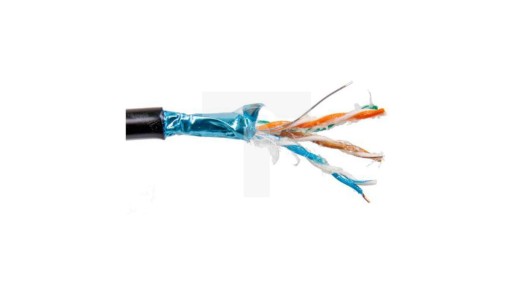 Kabel teleinformatyczny securityNET F/UTP kat.6 PE zewnętrzny żelowany /b