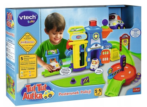 VTECH TUT TUT AUTKA VTECH GARAŻ POSTERUNEK POLICJI