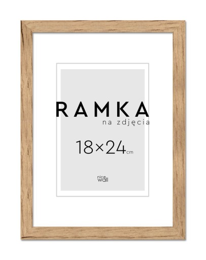 Ramka na zdjęcia 18x24 cm 24x18 cm Brzoza Prezent na dzień Mamy