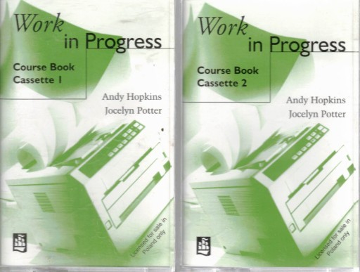 Work in Progress Course Book Cassette 1+2 ENGLISH