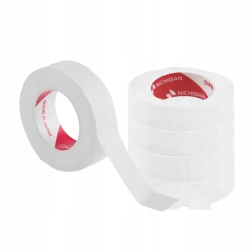 Taśma do rzęs Perforowana 1,2cm x 9m - zestaw 5szt.