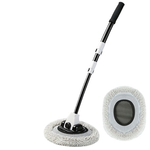 Car cleaning brush telescopic long handle mop