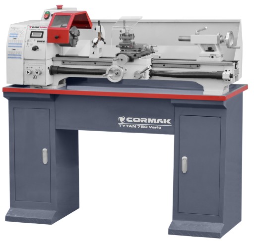 TOKARKA DO METALU TYTAN 250x750 VARIO 1.1kW 230V Z PODSTAWĄ