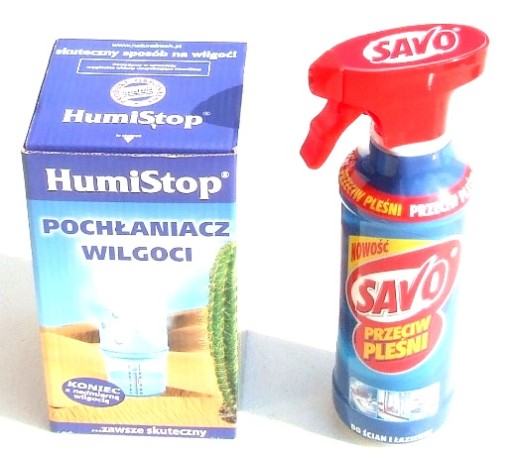ŚRODEK NA PLEŚŃ I GRZYB 1+1 SAVO + HUMISTOP !