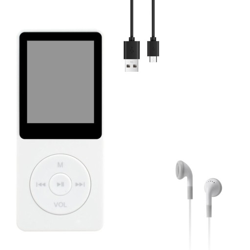 ODTWARZACZ MP3 LCD MINI WALKMANA HD 16GB + SŁUCHAWKI