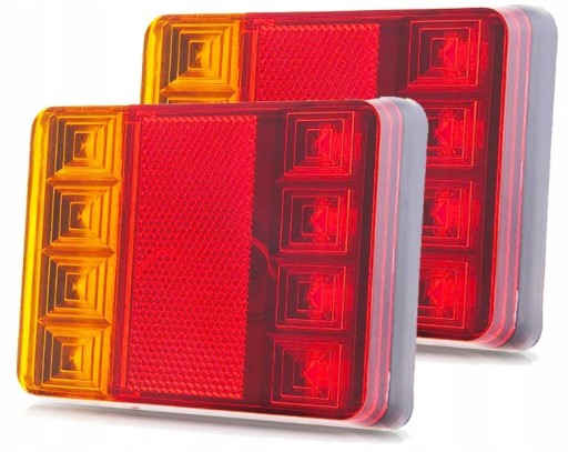 LAMPA TYLNA PRZYCZEPY ZESPOLONA LED MOCOWANIE NA ŚRUBY