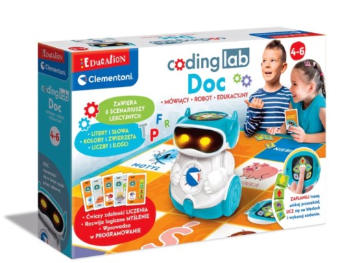 Clementoni Education CODING LAB DOC Mówiący Robot