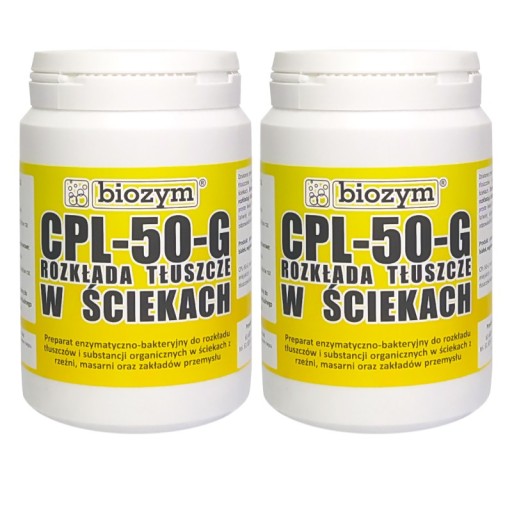 Odtłuszczacz BIOlogiczny do OCZYSZCZALNI SZAMBA SILNA LIPAZA USUWA TŁUSZCZ