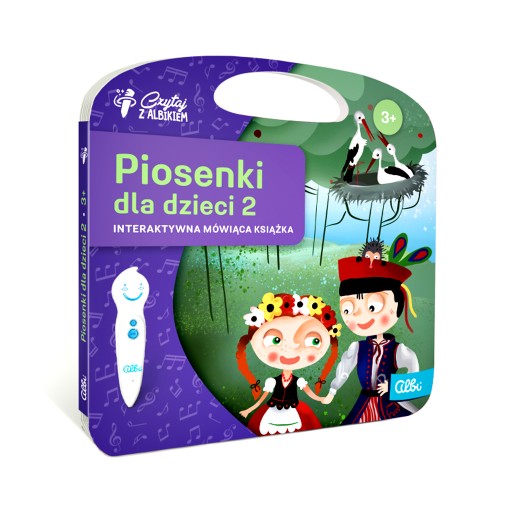 Albik mini książka: Czytaj z... Piosenki dla dzieci 2 - NOWOŚĆ