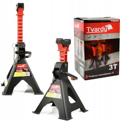 TVARDY KOBYŁKI - PODSTAWKI 3T WZMACNIANE Z BLOKADĄ 2SZT. 280-415mm T00301