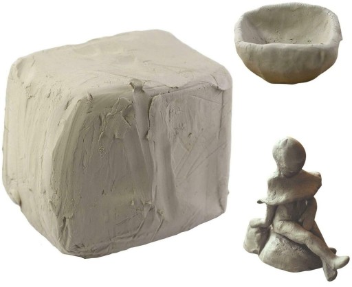 Profesjonalna CERAMICZNA GLINA RZEŹBIARSKA Glinka Masa do modelowania 10 kg