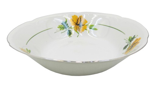miska porcelana Włocławek wzór kwiatowy
