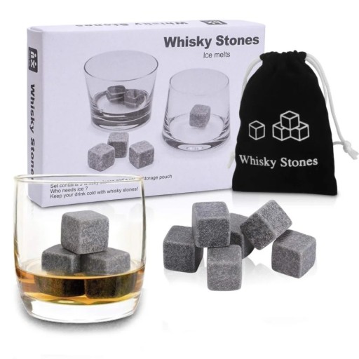 KOSTKI LODOWE KAMIENIE DO WHISKY DO DRINKÓW STONES